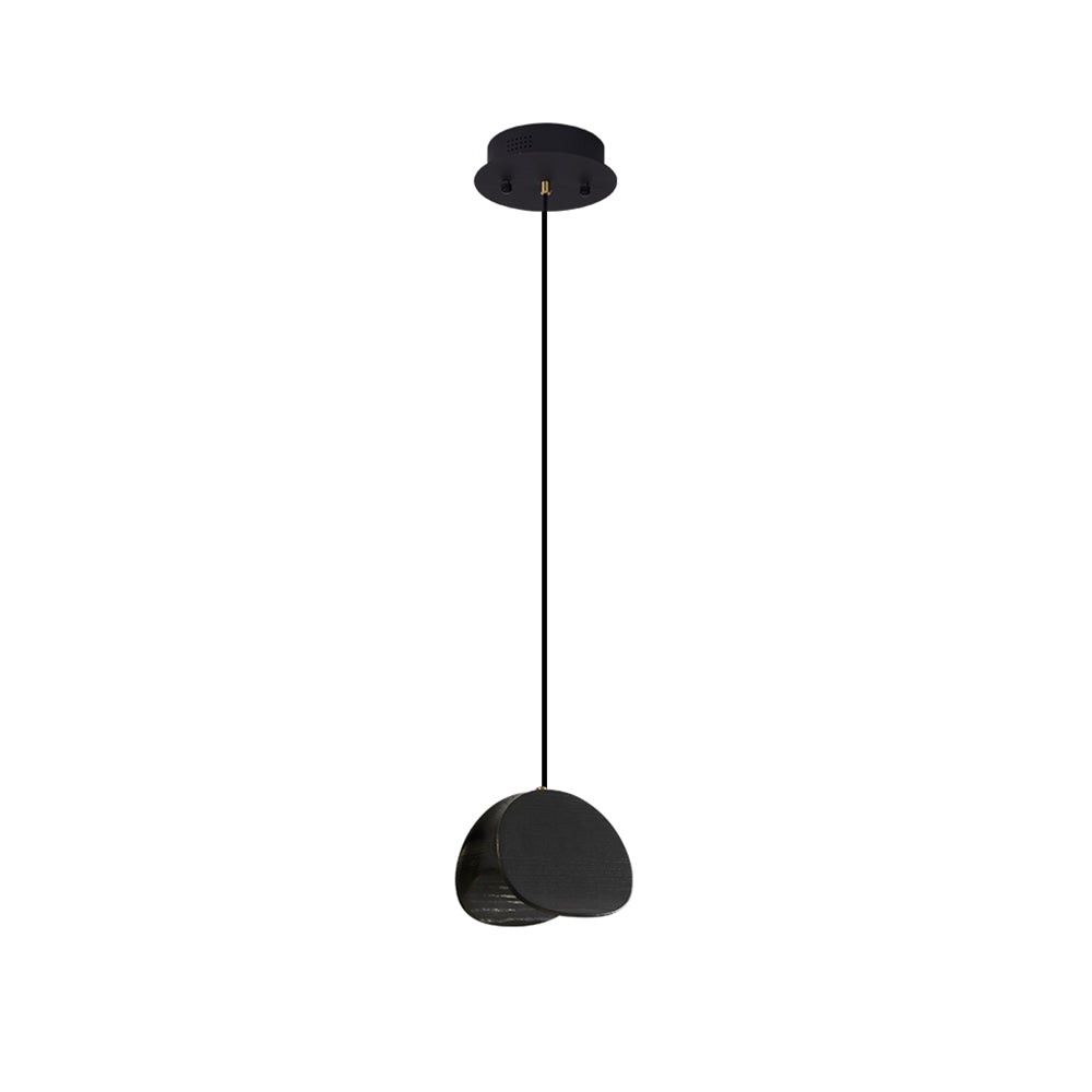SylvaLeaf Pendant Light Natural Wood Round Leaf Shade | Lersk