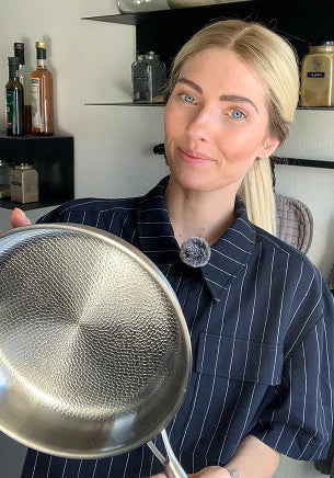 Pure Titanium Frying Pan 32/34/36cm – Non-Coated Professional Cookware | Lersk