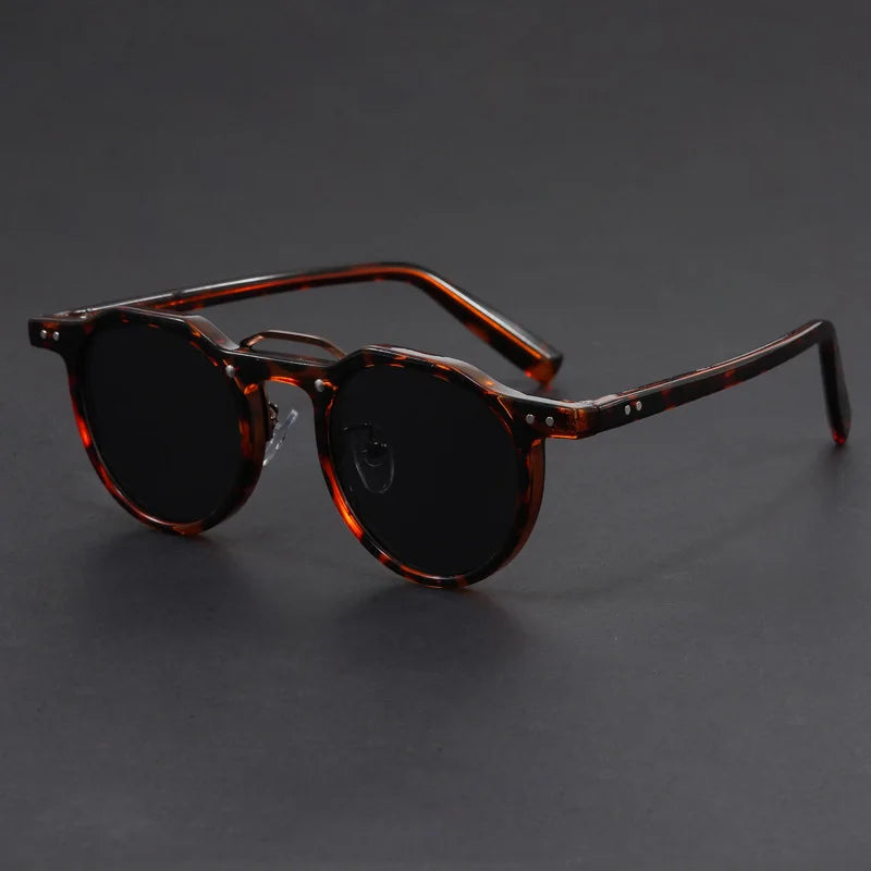 Vintara Vintage Runde Polarisierte Sonnenbrille UV400 Schutz