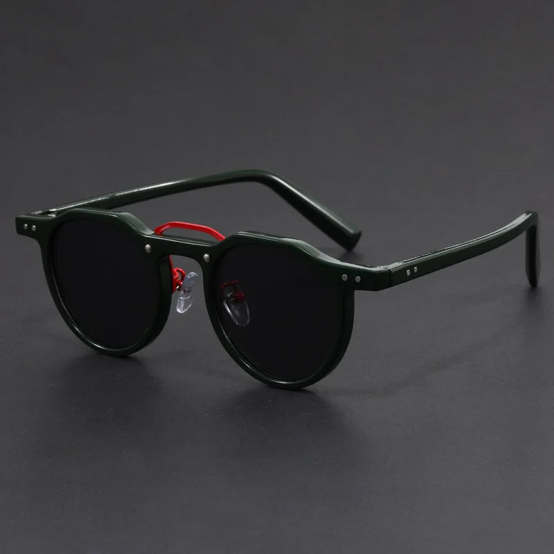 Vintara Vintage Runde Polarisierte Sonnenbrille UV400 Schutz