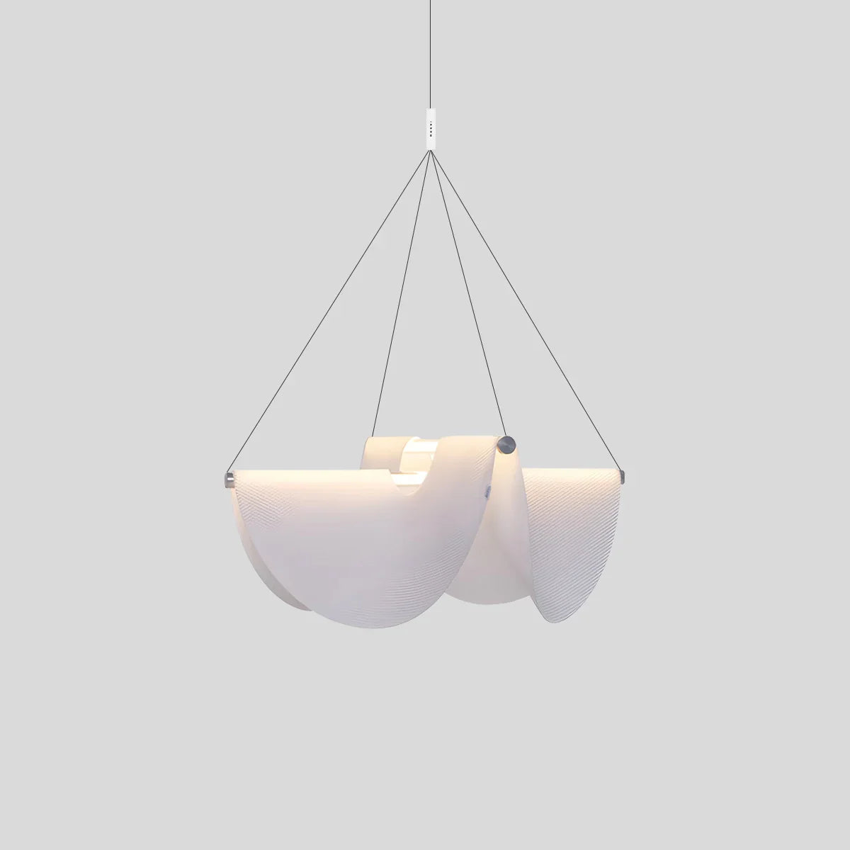 מנורת תלייה לחדר אוכל מבד דרייפ של Moooi | Lersk