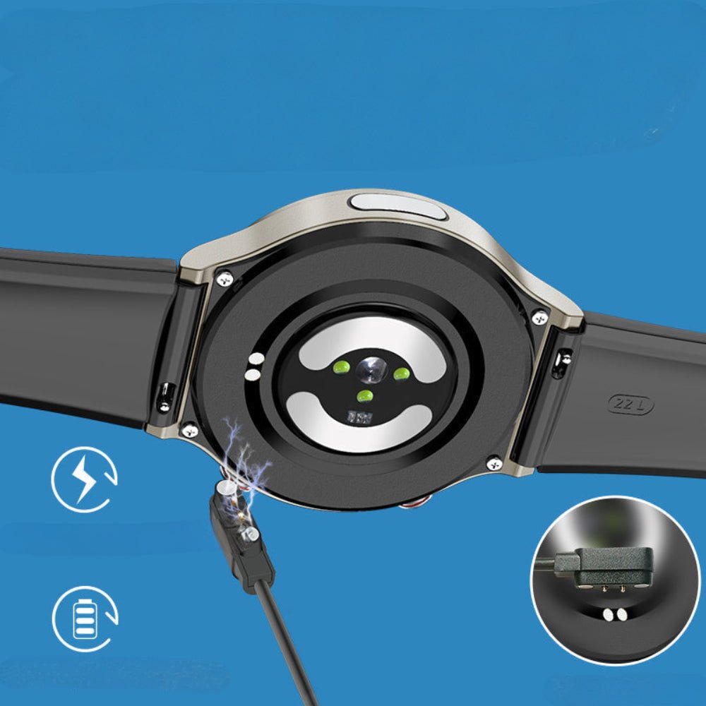 PulseTrack Smartwatch med EKG, blodtryks- og iltmåler, sundhedsovervågning | Lersk