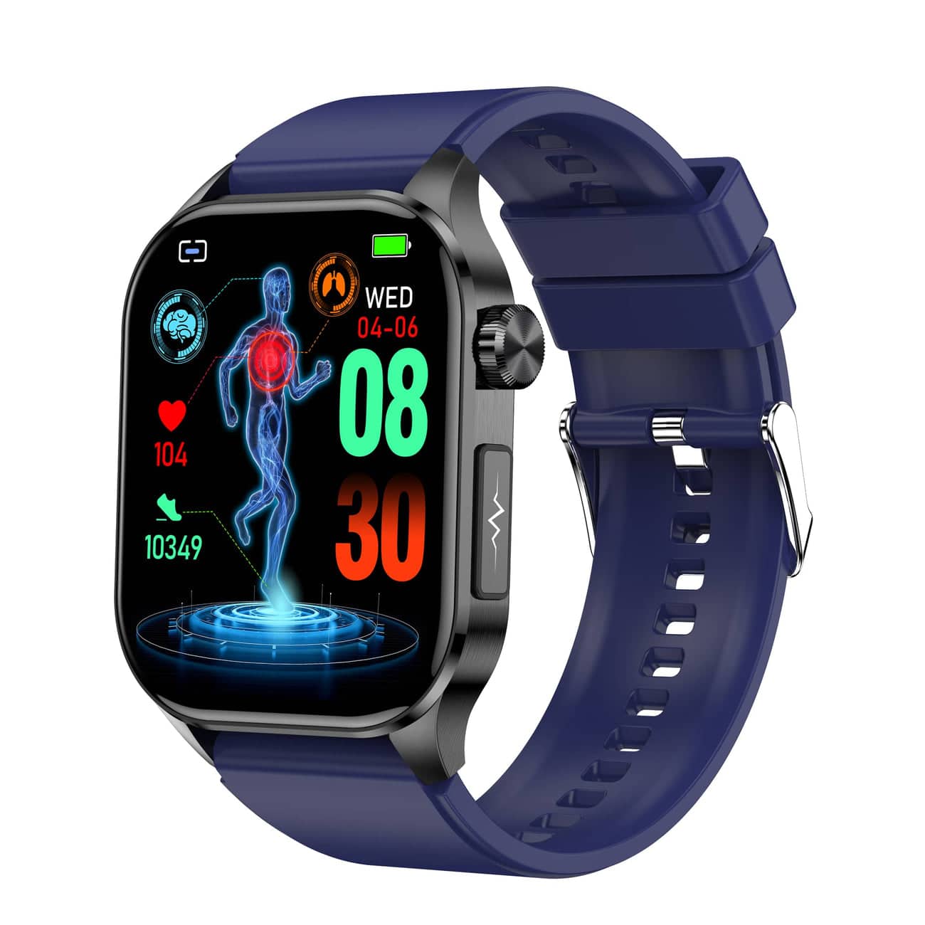 AstraVibe Pro Zdravotní hodinky s EKG, krevním tlakem a tepovou frekvencí, iOS/Android | Lersk