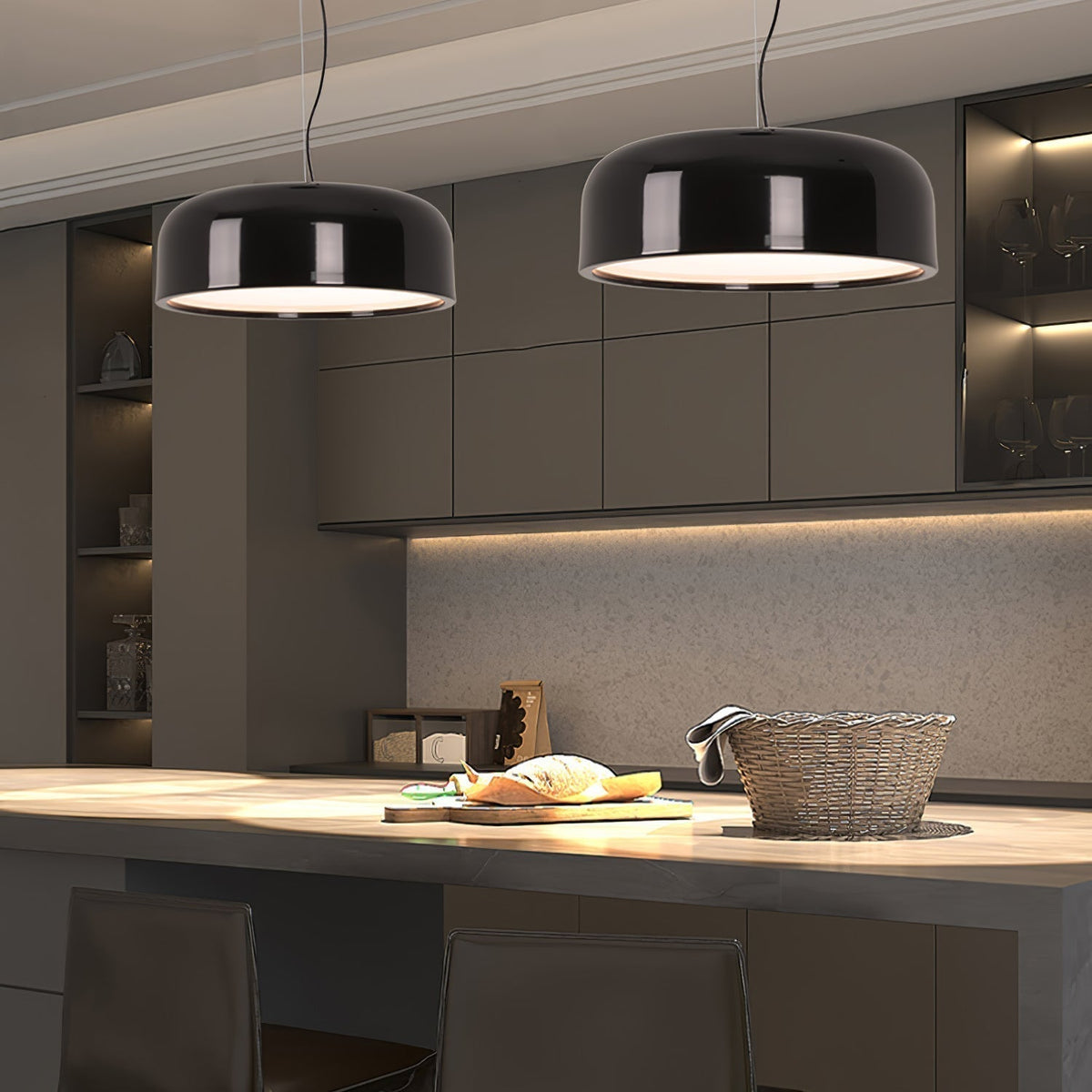 AstraLume Ceiling Pendant Light With Sleek Glow Design