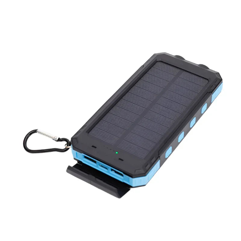 Solarcharge Pro Power Bank Solare con Torcia per Avventurieri all'Aperto | Lersk