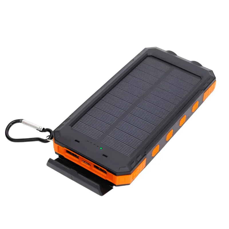 Solarcharge Pro Power Bank Solare con Torcia per Avventurieri all'Aperto | Lersk