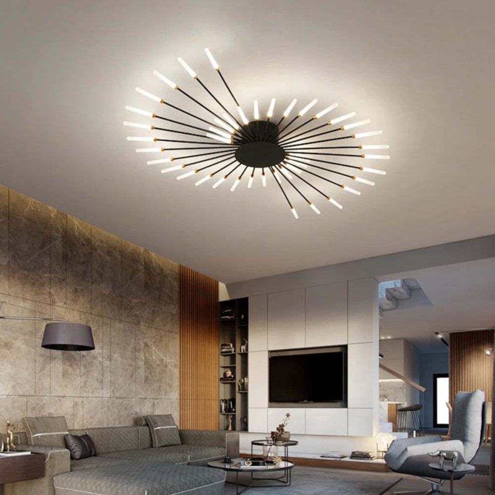 Spiral LED Chandelier Energy Efficient With Even Glow For Modern Interiors | Lersk