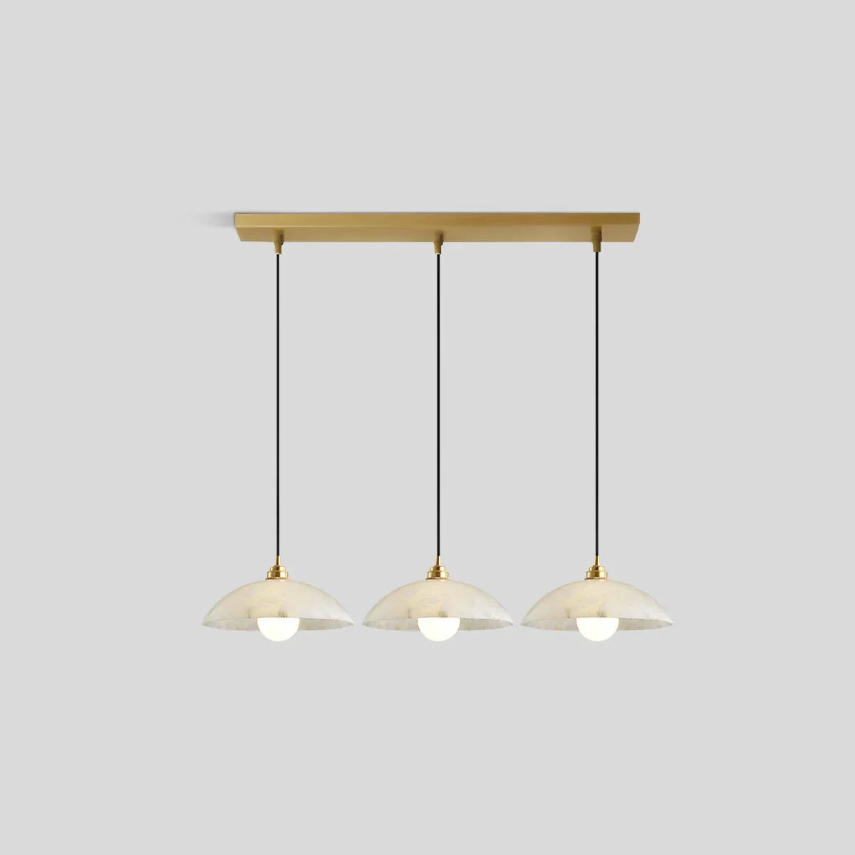 Lámpara colgante Dome Spanish Alabaster para comedor | Lersk