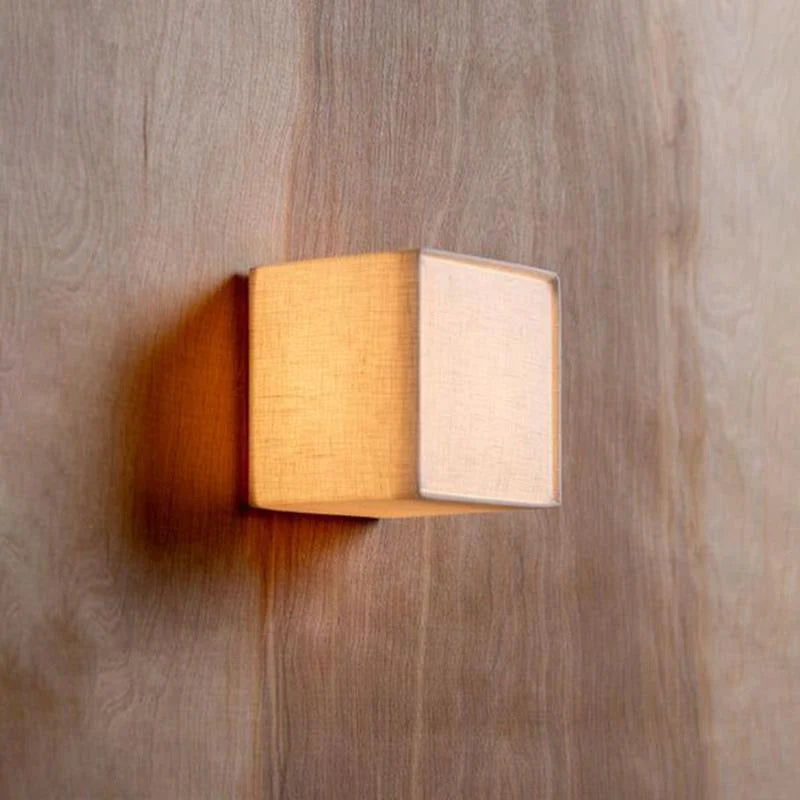 Square LED Wall Lamp For Warm White Indoor Home Decor | Lersk