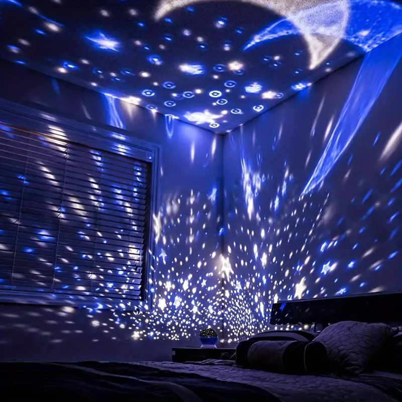 AstraGlow Stjernehimmel Projektor Natlampe til Børneværelse | Lersk