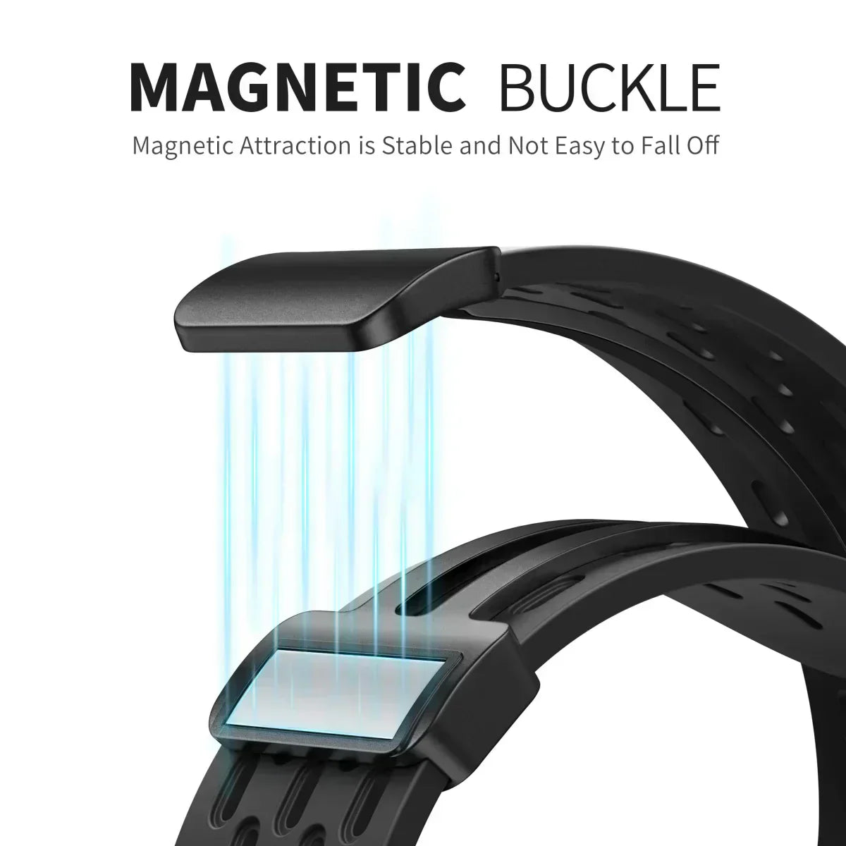 AeroMag | Breathable Magnetic Silicone Band for Apple Watch | Lersk