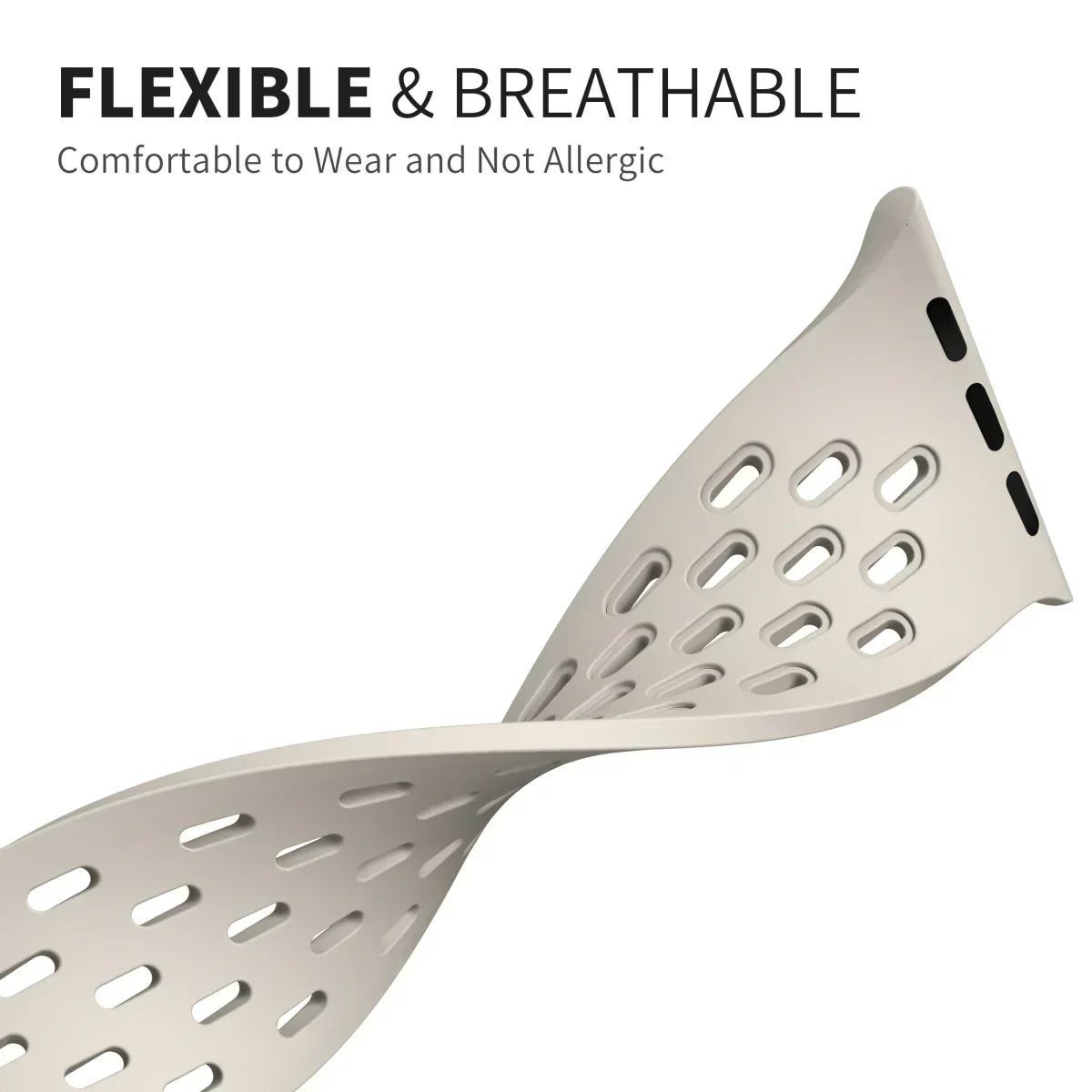 AeroMag | Breathable Magnetic Silicone Band for Apple Watch | Lersk