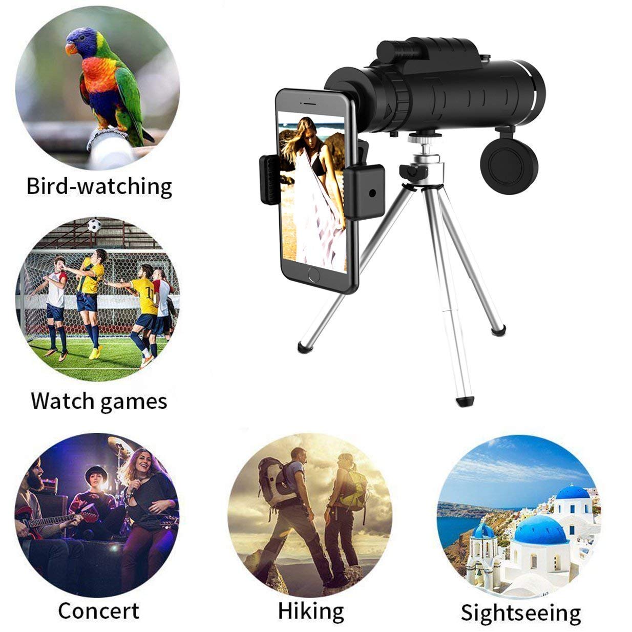 NovaSight Pro Monocular 10x Waterproof With Phone Holder And Tripod | Lersk