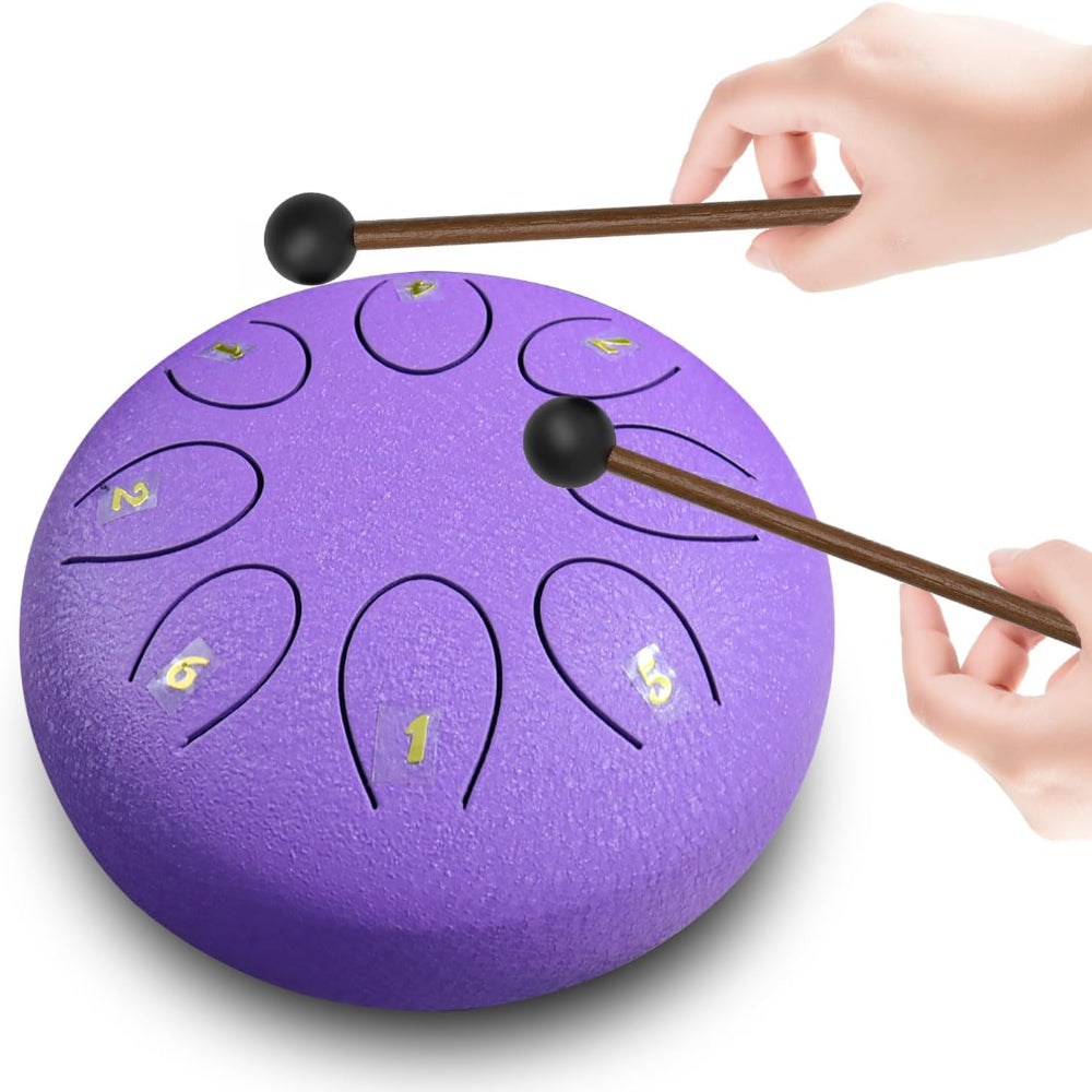 Steel Tongue Drum Handpan Schlaginstrument für Meditation und Achtsamkeitspraxis | Lersk