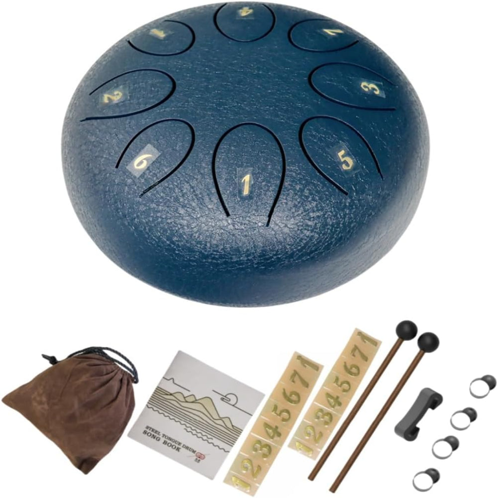 Steel Tongue Drum Handpan Schlaginstrument für Meditation und Achtsamkeitspraxis | Lersk