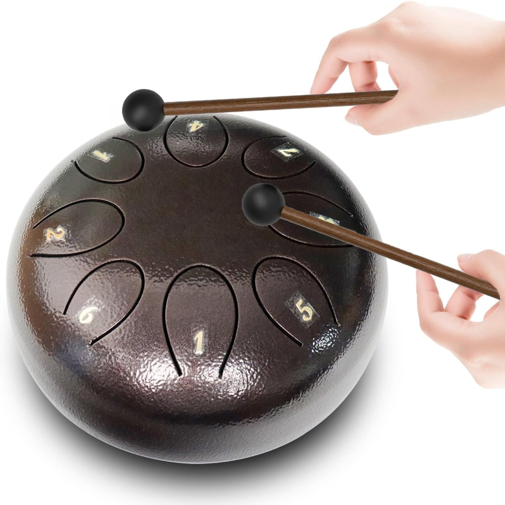 Steel Tongue Drum Handpan Schlaginstrument für Meditation und Achtsamkeitspraxis | Lersk