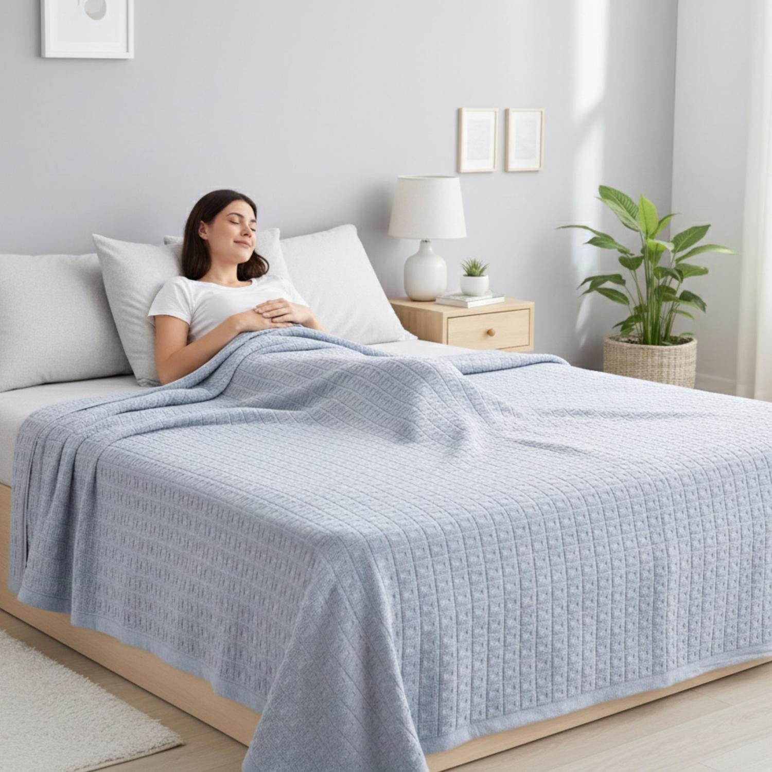 Aurora Cotton Towel Quilt for Summer Relaxation and Comfort | Lersk