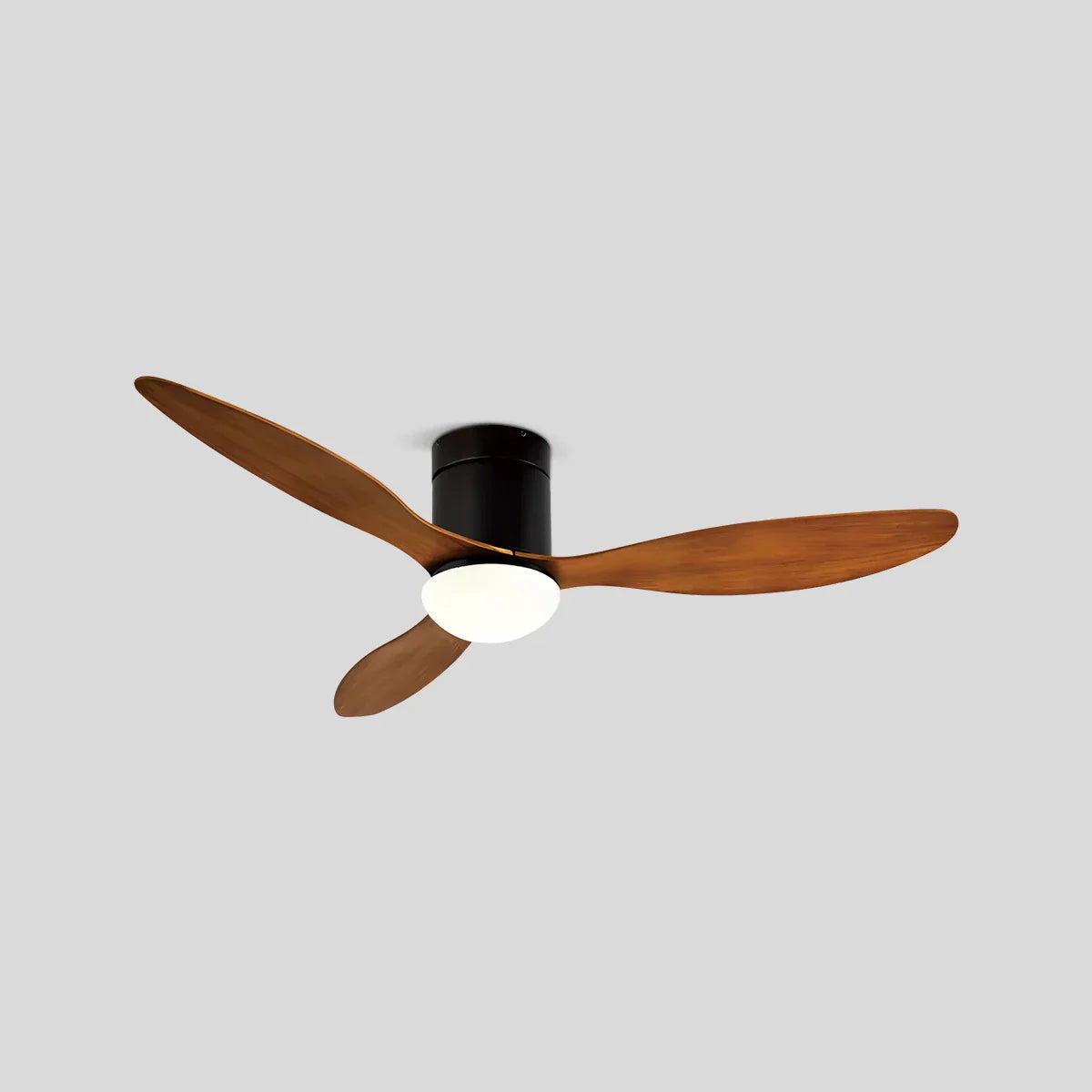 Ventilador de techo moderno de 3 aspas con luz | Lersk