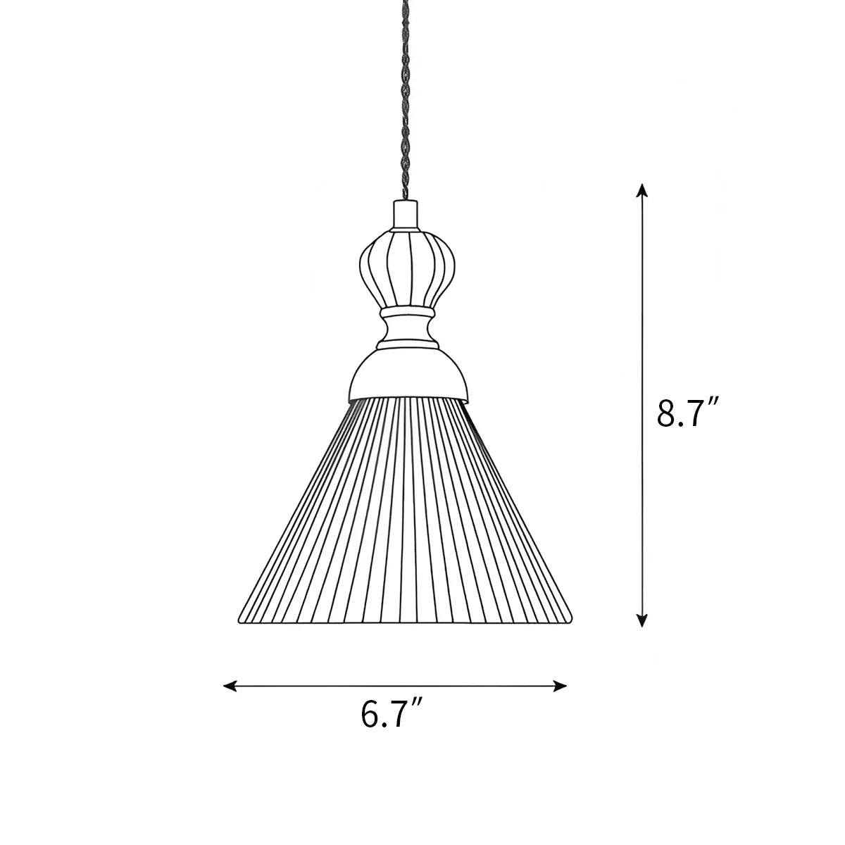 Chrasy Ceramics Pendant Lamp for Dining Area | Lersk