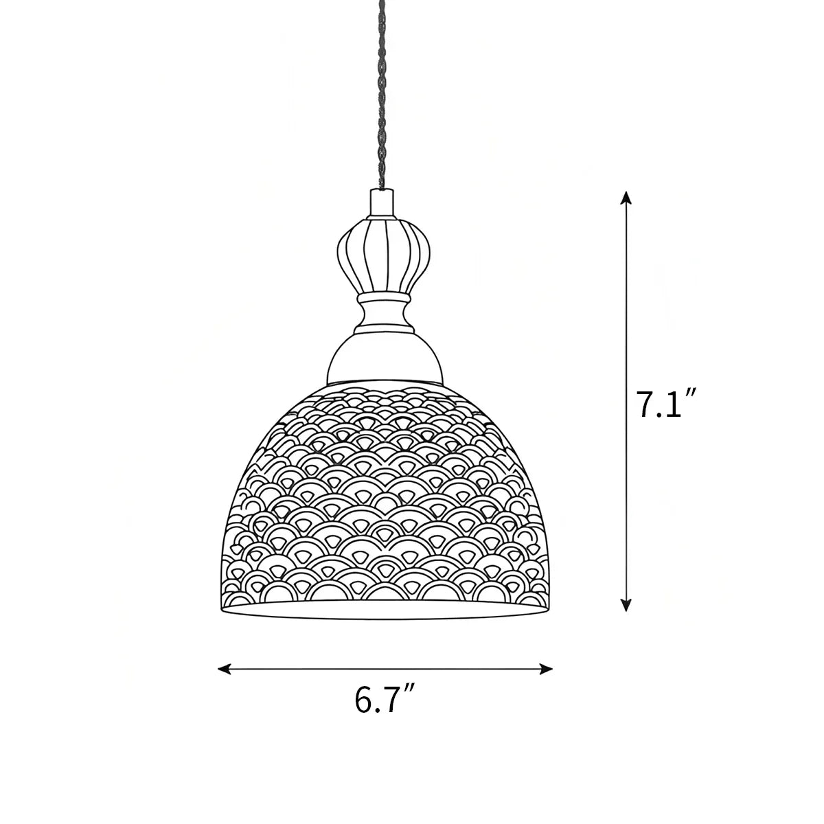 Chrasy Ceramics Pendant Lamp for Dining Area | Lersk