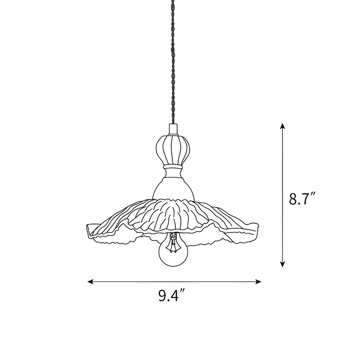 Chrasy Ceramics Pendant Lamp for Dining Area | Lersk
