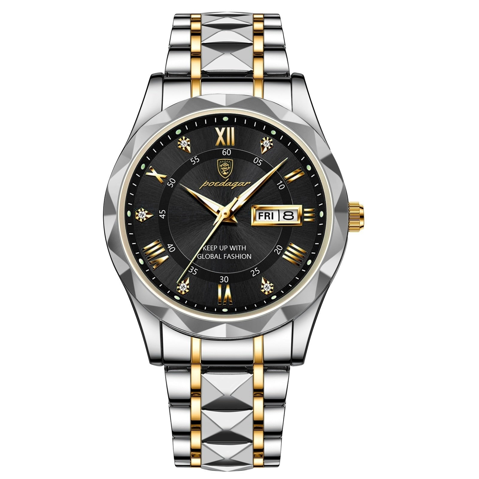 Aurelo Chrono Stainless Steel Men's Wristwatch Edition