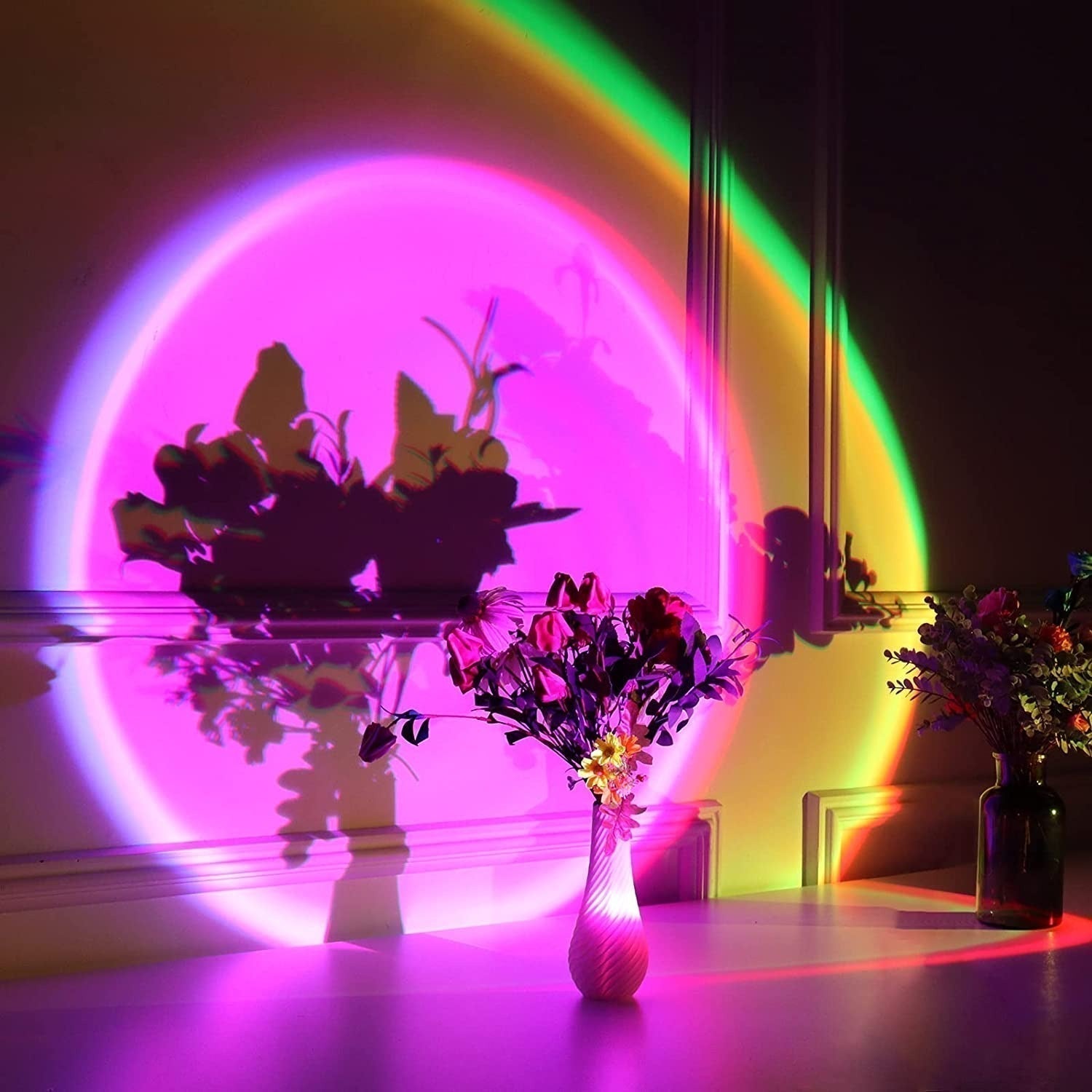 SolaraNova Sunset Projektor Bordlampe USB-drevet Stemningsbelysning | Lersk