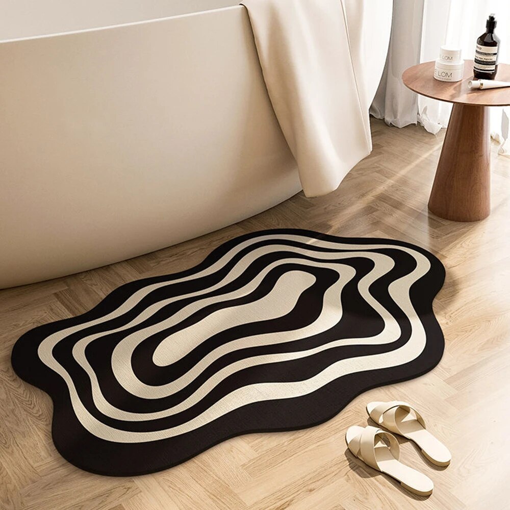 Super saugfähige Badematte für Badezimmerböden und Duschen – Weicher Komfort und langlebiges Design | Lersk