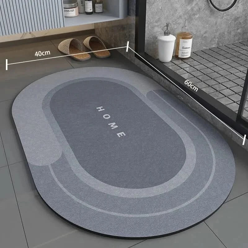 Super Absorbent Bathroom Mat 40 By 60 Cm, Non-Slip And Comfortable Mat For Home Use | Lersk