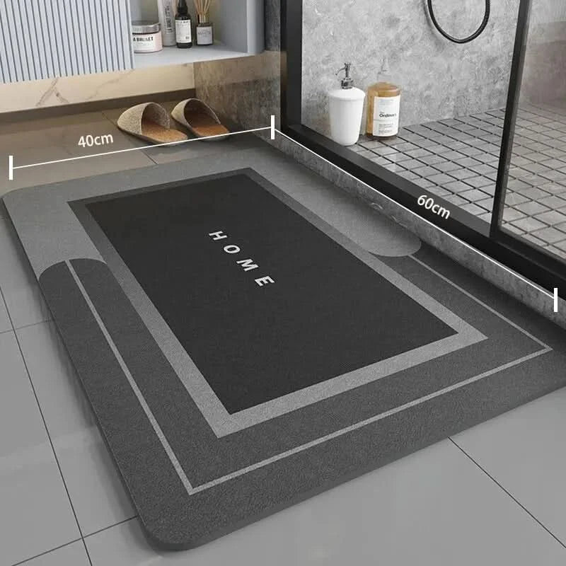 Super Absorbent Bathroom Mat 40 By 60 Cm, Non-Slip And Comfortable Mat For Home Use | Lersk