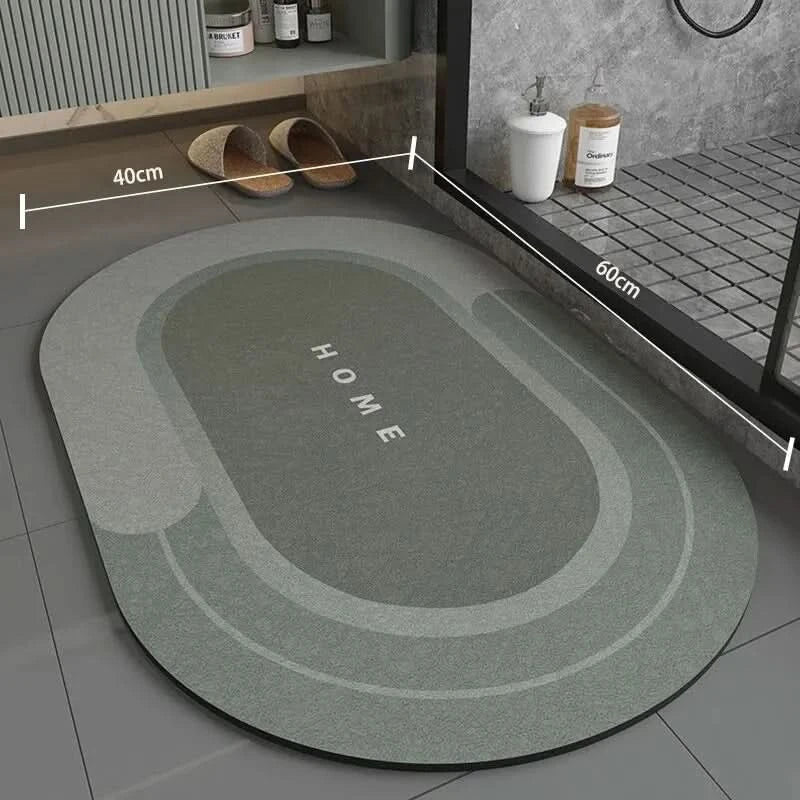 Super Absorbent Bathroom Mat 40 By 60 Cm, Non-Slip And Comfortable Mat For Home Use | Lersk