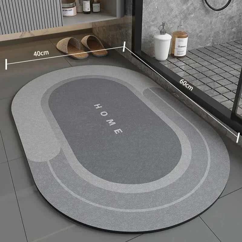 Super Absorbent Bathroom Mat 40 By 60 Cm, Non-Slip And Comfortable Mat For Home Use | Lersk
