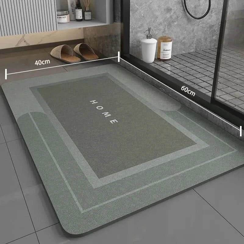 Super Absorbent Bathroom Mat 40 By 60 Cm, Non-Slip And Comfortable Mat For Home Use | Lersk