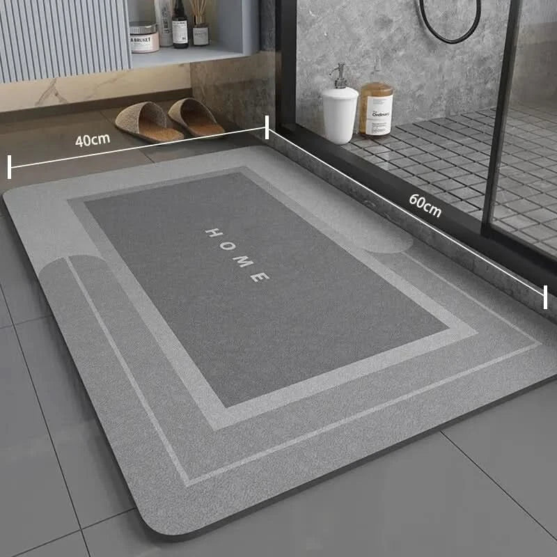 Super Absorbent Bathroom Mat 40 By 60 Cm, Non-Slip And Comfortable Mat For Home Use | Lersk