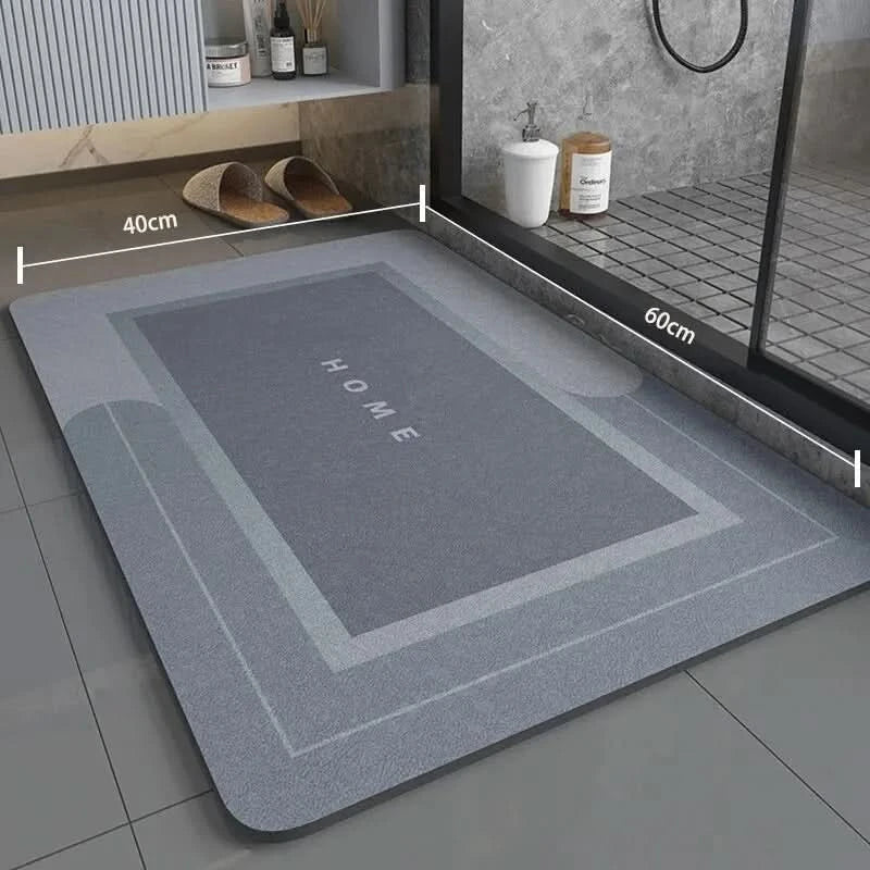 Super Absorbent Bathroom Mat 40 By 60 Cm, Non-Slip And Comfortable Mat For Home Use | Lersk