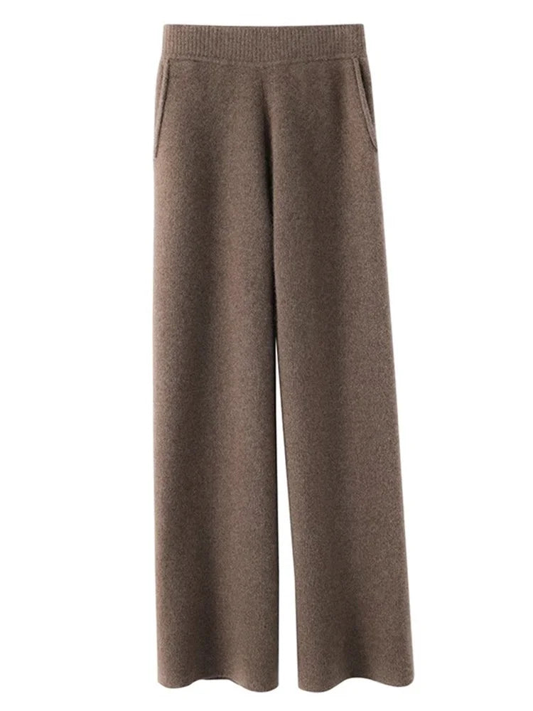 Elara Cashmere Comfort Pants for Women, High-Waisted | Lersk