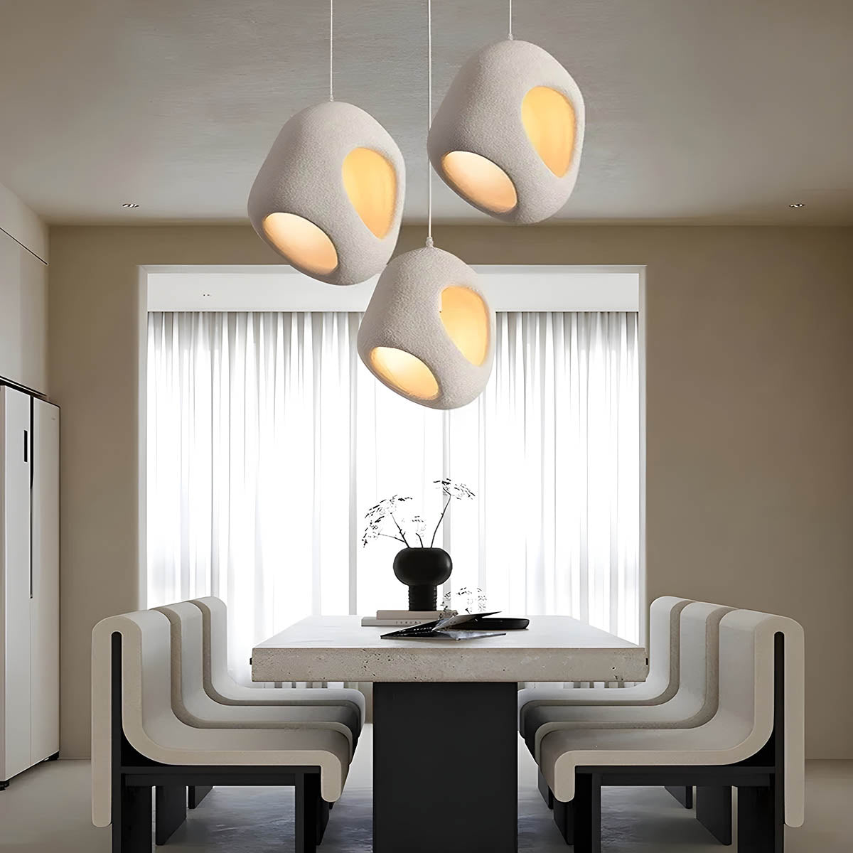 AureaLumen | Lampada a sospensione elegante Wabi-Sabi | Lersk