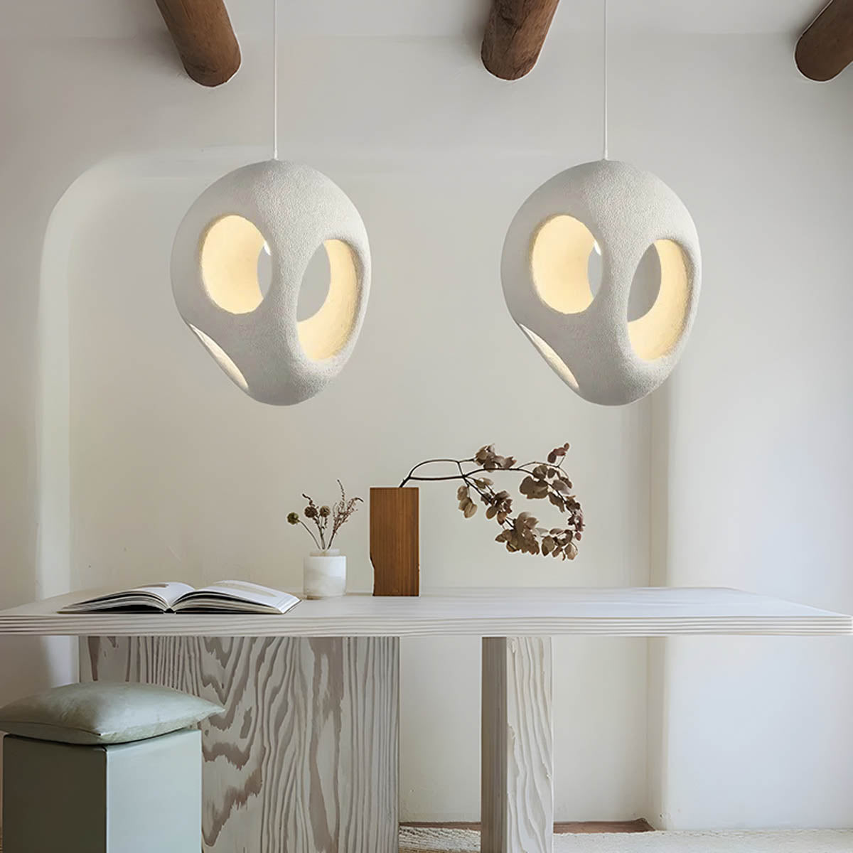 AureaLumen | Lampada a sospensione elegante Wabi-Sabi | Lersk