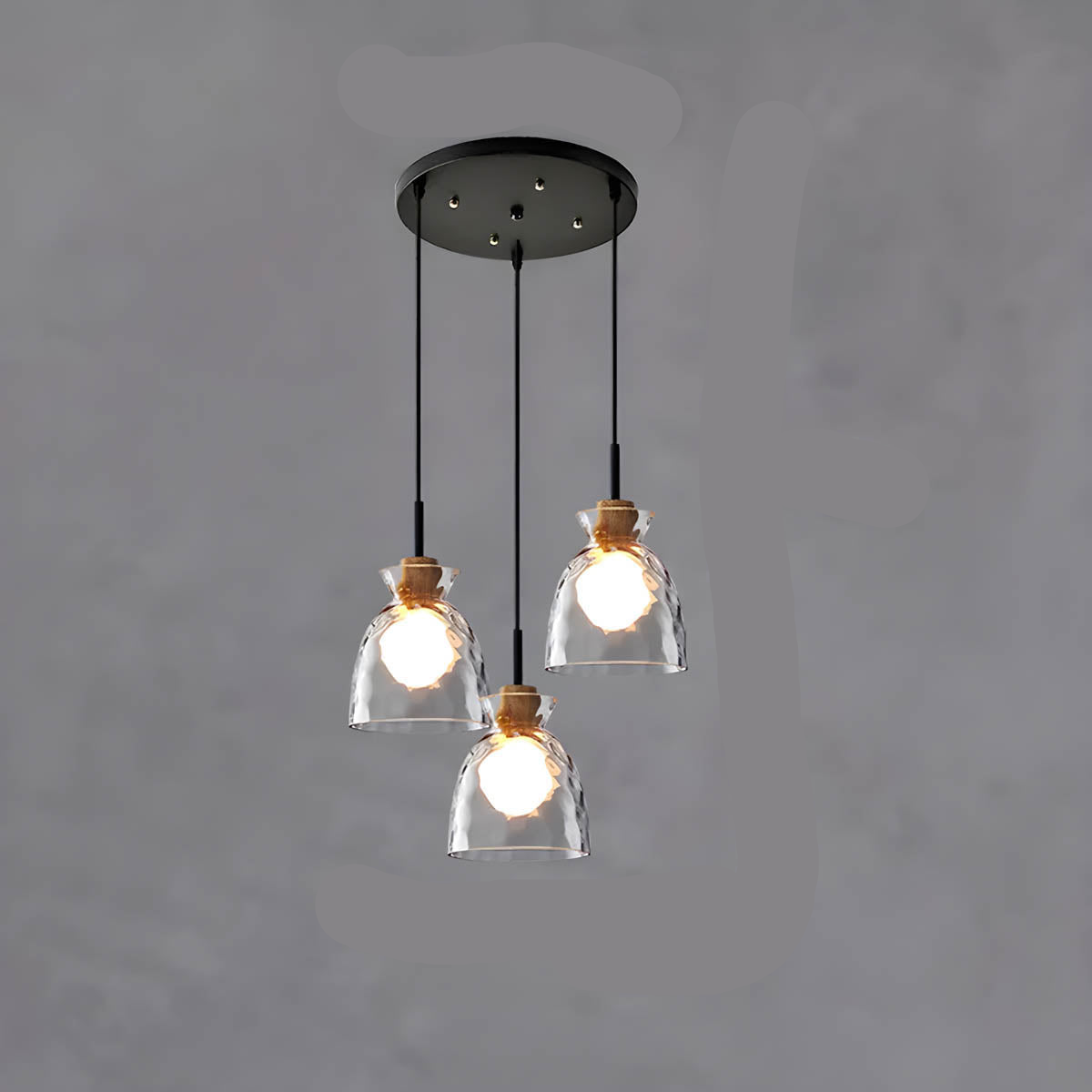 Elora Glass Chandelier | Minimalist Elegant Illumination | Lersk