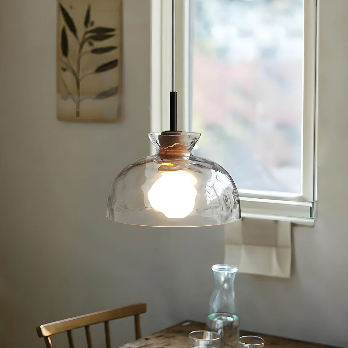Elora Glass Chandelier | Minimalist Elegant Illumination | Lersk