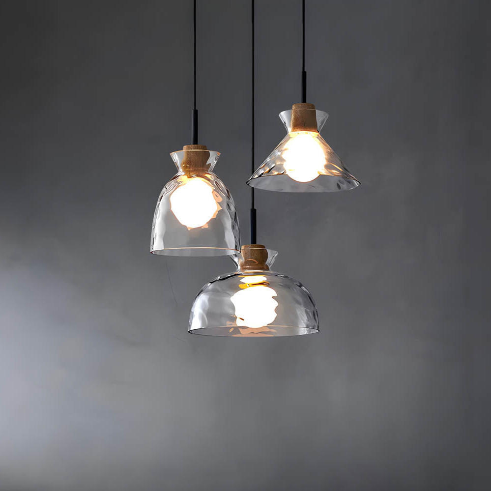 Elora Glass Chandelier | Minimalist Elegant Illumination | Lersk