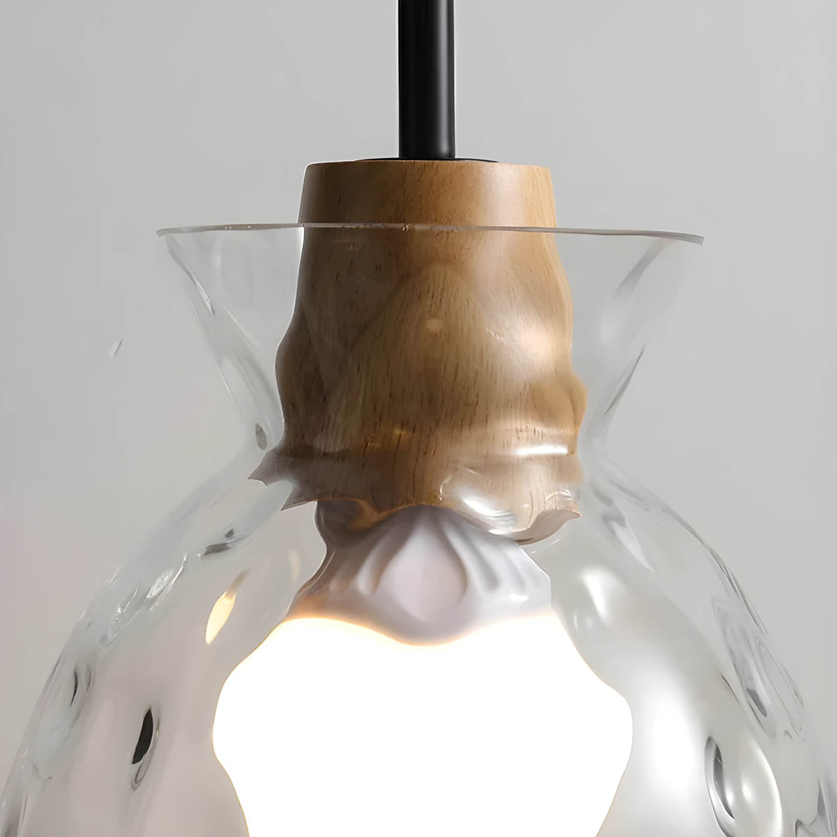 Elora Glass Chandelier | Minimalist Elegant Illumination | Lersk