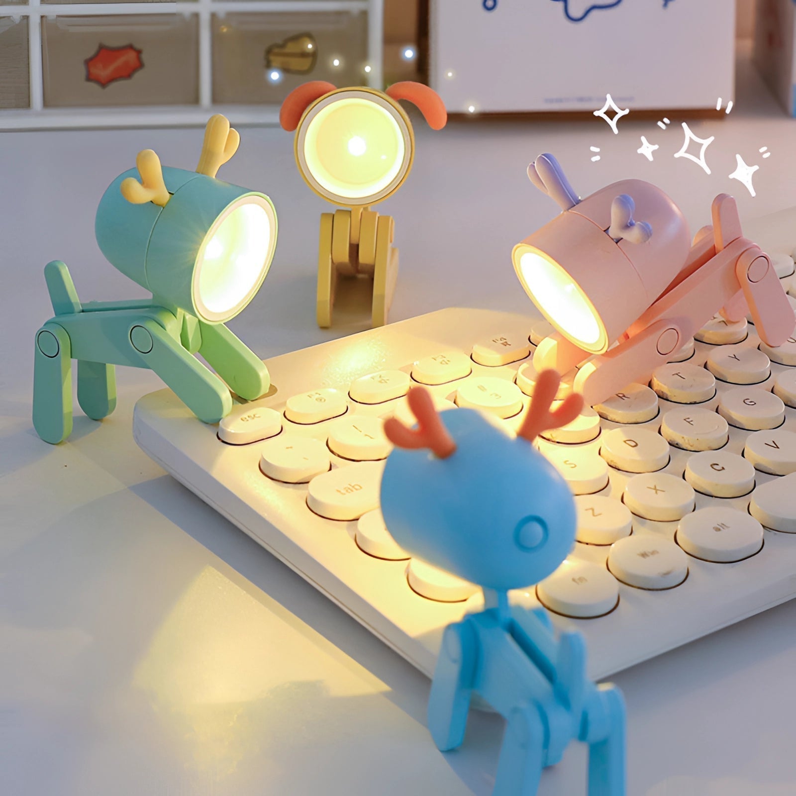 PetalClip Pink USB LED Desk Lamp Kids Adjustable Clip Arm | Lersk