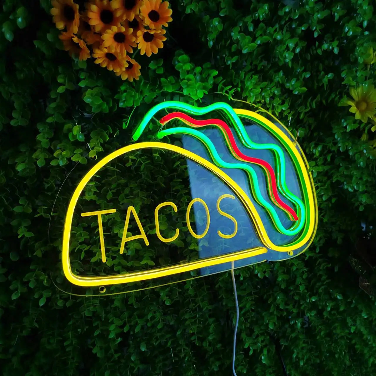 Luce Notturna Neon NibbleGlow Insegna Colorata Fast Food | Lersk