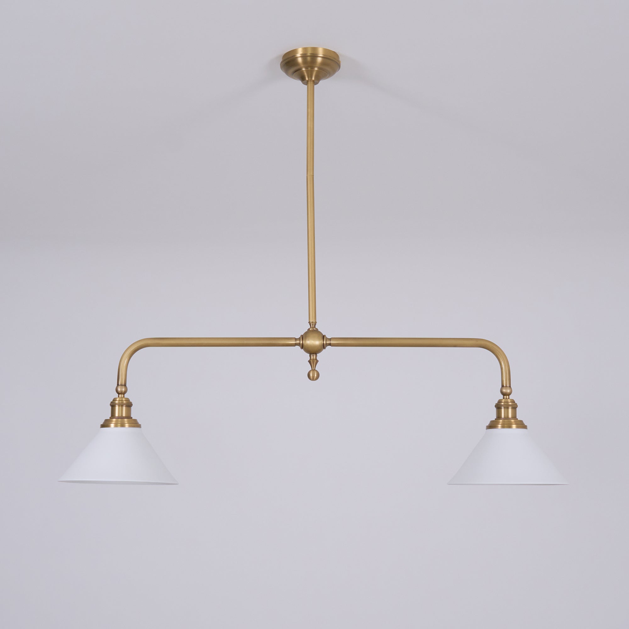 AstraVex Vintage Glass Pendant Light With White Shade | Lersk