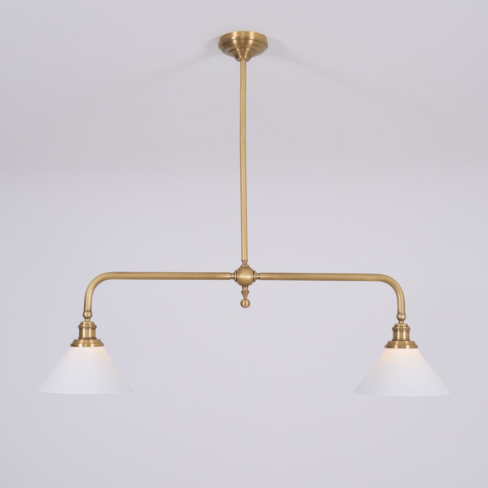 AstraVex Vintage Glass Pendant Light With White Shade | Lersk