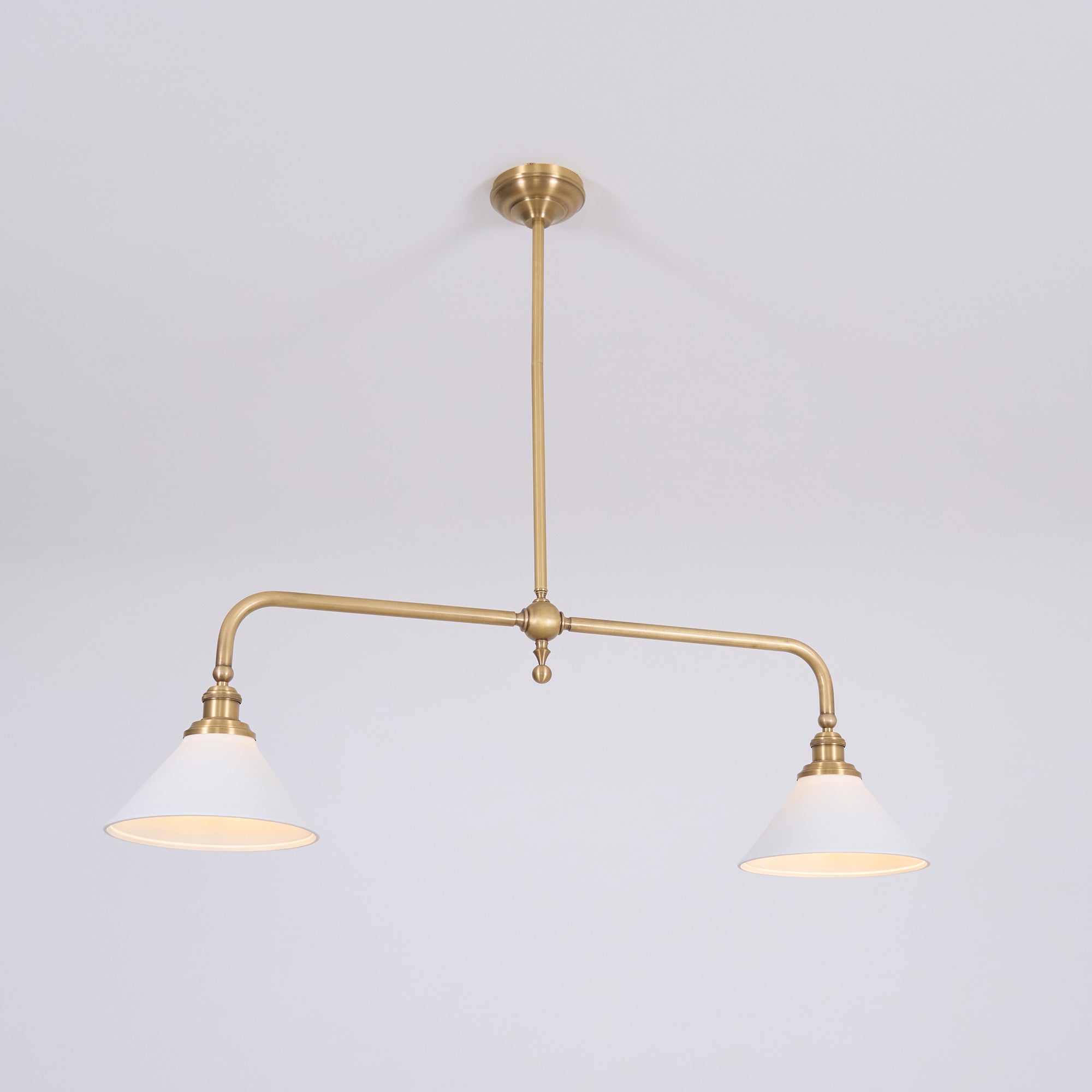 AstraVex Vintage Glass Pendant Light With White Shade | Lersk