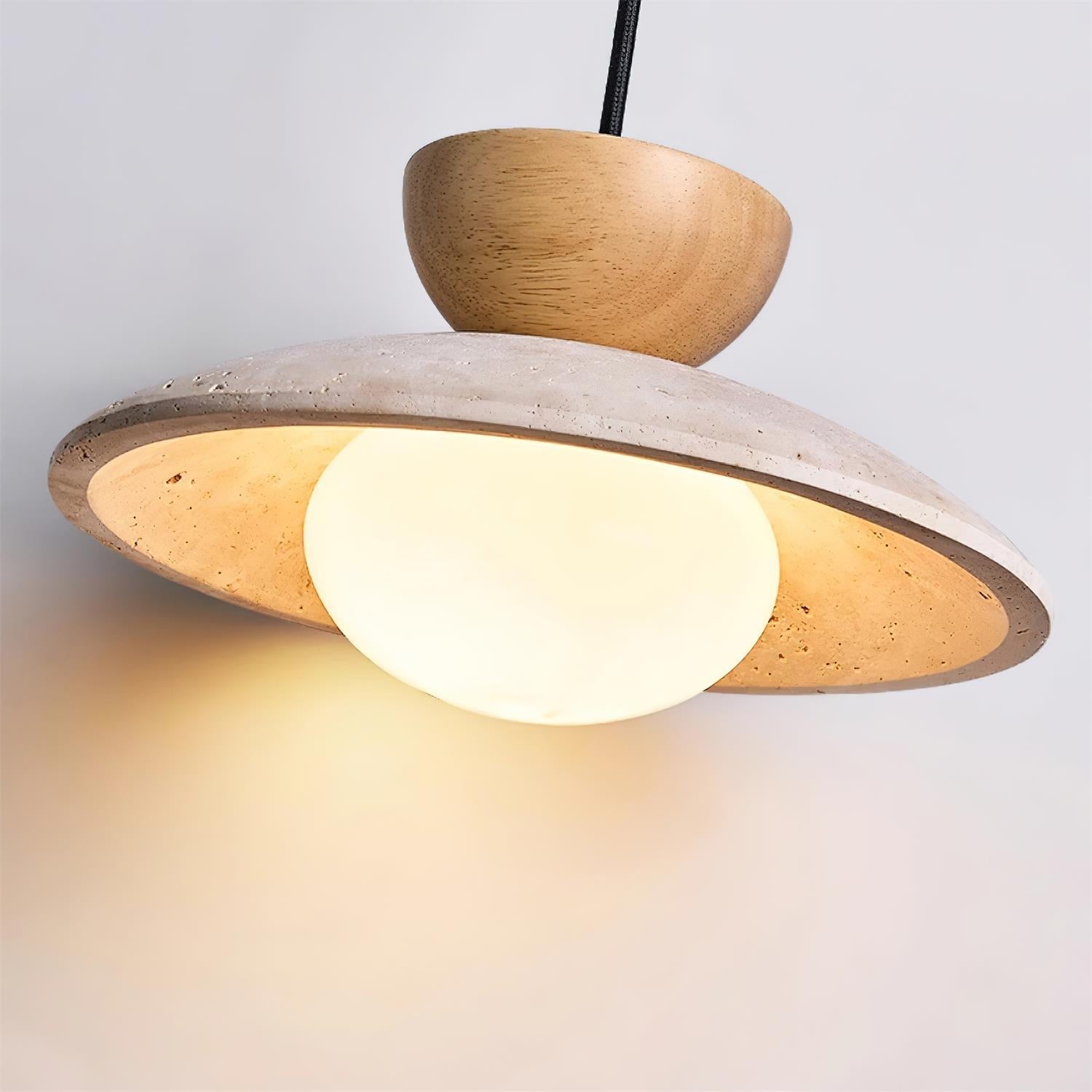 Aurea Travertine Pendant Lights for Dining and Hallways | Lersk