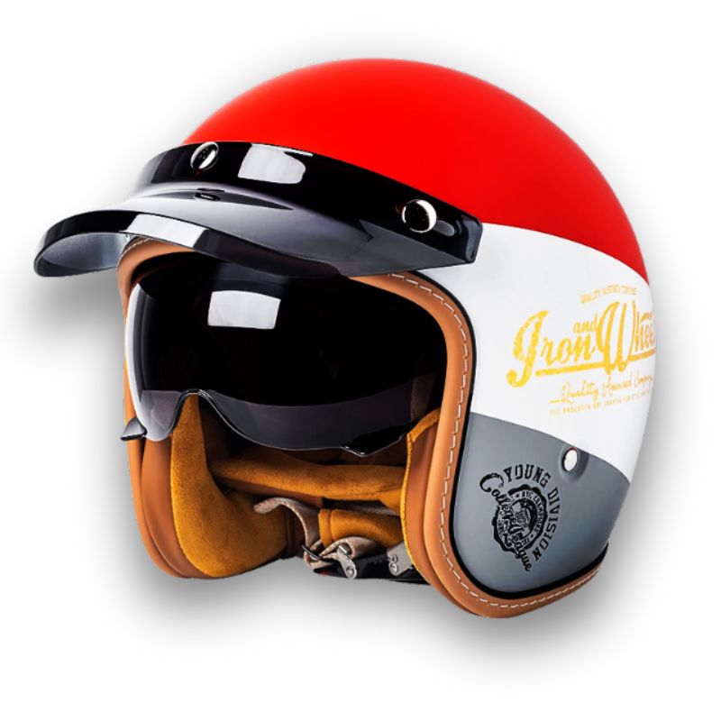 Evercrest Heritage Roadster-hjelm med DOT- og ECE-certificering | Lersk