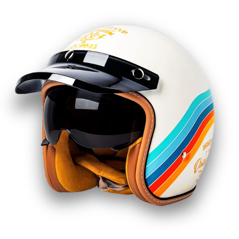 Evercrest Heritage Roadster-hjelm med DOT- og ECE-certificering | Lersk